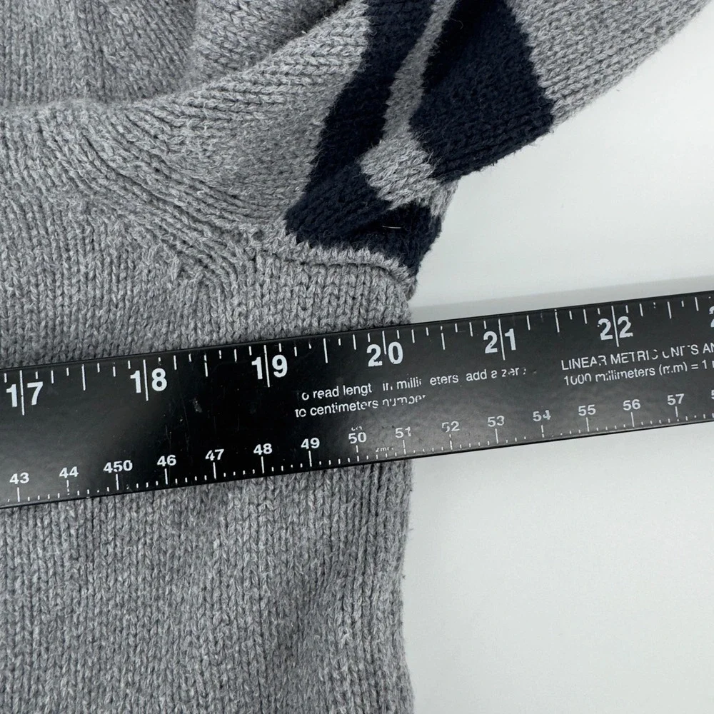 Banana Republic Mens Gray Cotton Shawl Collar Button Cardigan Sweater Medium
